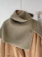 Simple Casual Keep Warm Solid Color High-Neck Shawl&Scarf-Homeunderwear