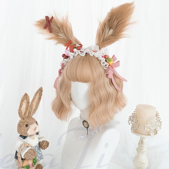 Free Shipping For Hivava Light Brown Cosplay Lolita Kawaii Wig