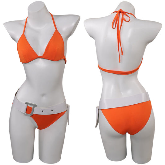 Free Shipping For007 Die Another Day Movie Jinx Johnson Women Bikini Set Swimsuit Party Carnival Halloween Cosplay Costume