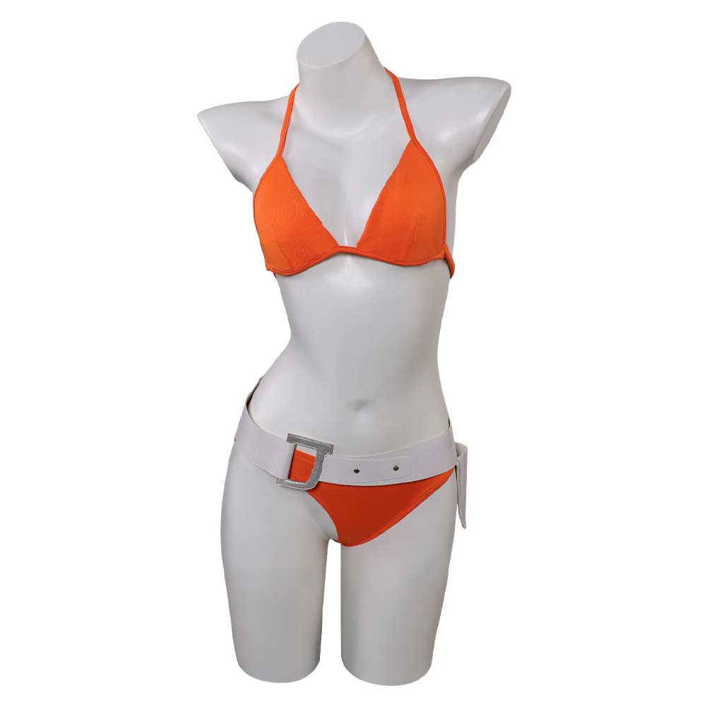 Free Shipping For007 Die Another Day Movie Jinx Johnson Women Bikini Set Swimsuit Party Carnival Halloween Cosplay Costume