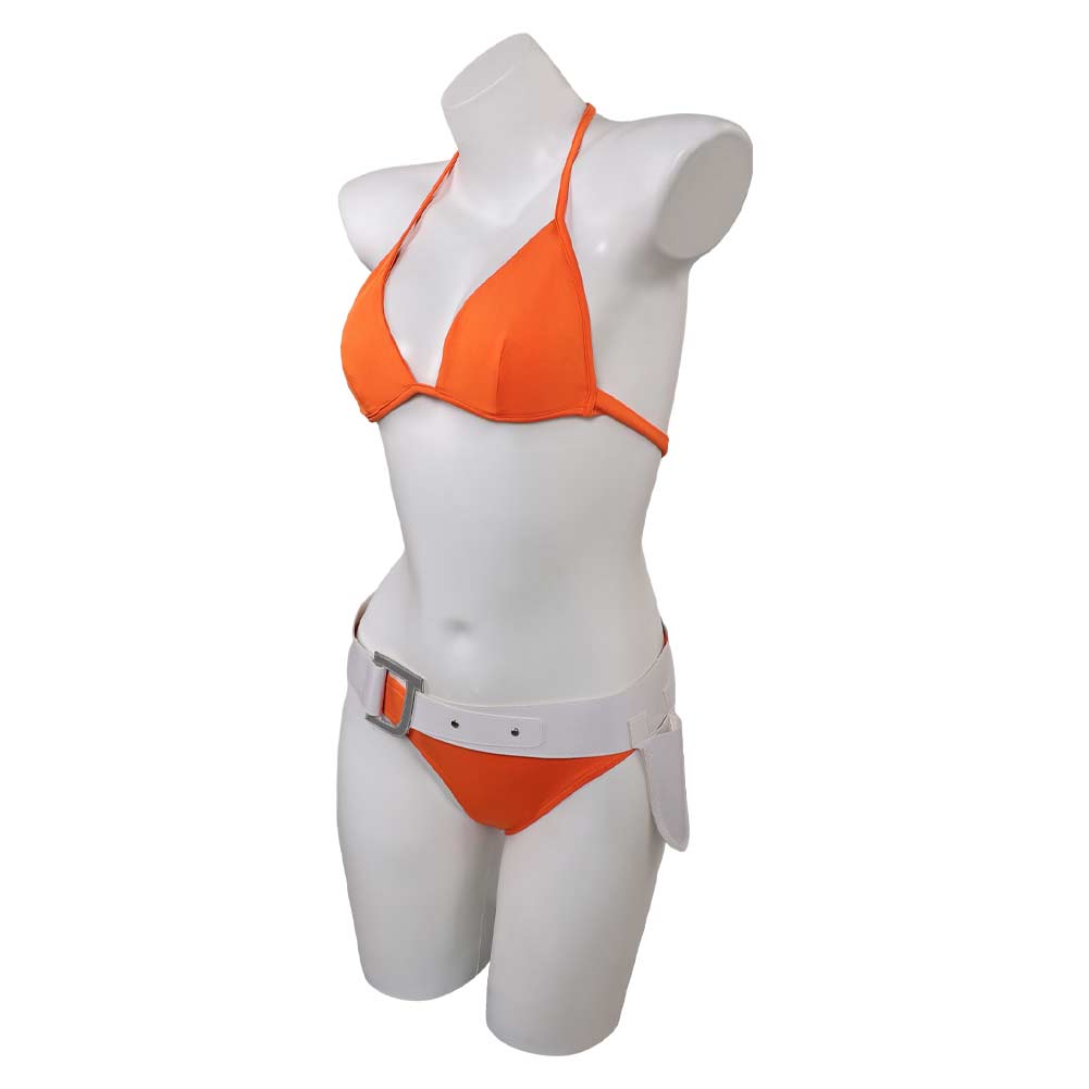 Free Shipping For007 Die Another Day Movie Jinx Johnson Women Bikini Set Swimsuit Party Carnival Halloween Cosplay Costume