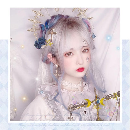 Free Shipping For Hivava Lolita Misty Gradient Long Curly Wig