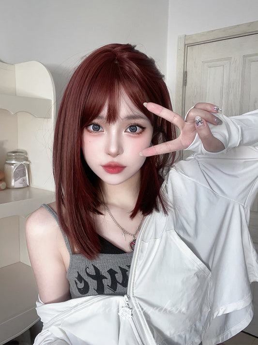 Free Shipping For Hivava Casual Series Redish Brown Straight Lolita Wig