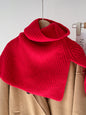 Simple Casual Keep Warm Solid Color High-Neck Shawl&Scarf-Homeunderwear