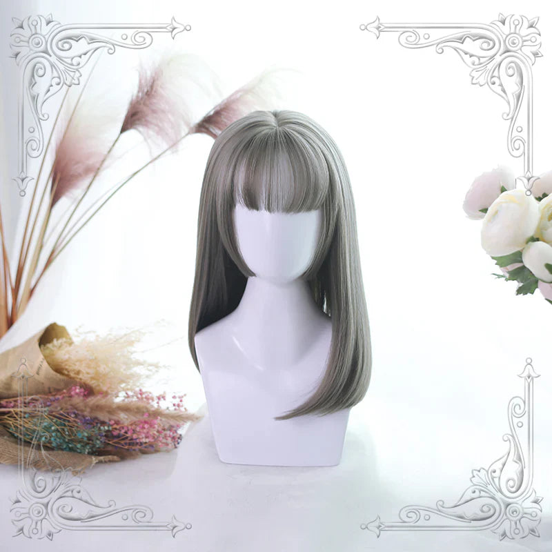 Free Shipping For Hivava Sweet Long Hair Hime Cut Wig