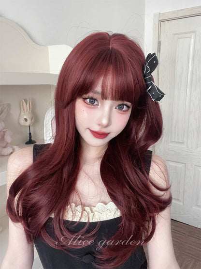 Free Shipping For Hivava Casual Series Dark Cherry Red Wig