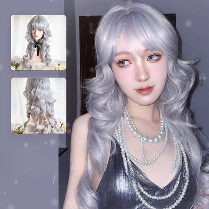 Free Shipping For Hivava Princess Amu Silver Curly Wig