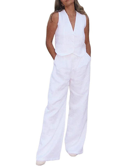 Cotton Casual Pants Set