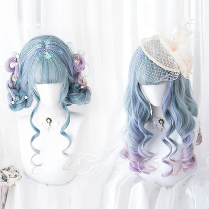 Free Shipping For Hivava Sweet Gradient Color Long Curly Wig