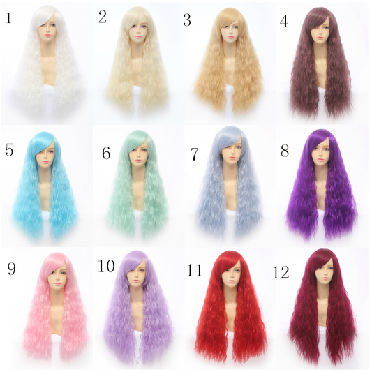 Free Shipping For Hivava 12 Colors Cosplay Lolita Pastel Wig