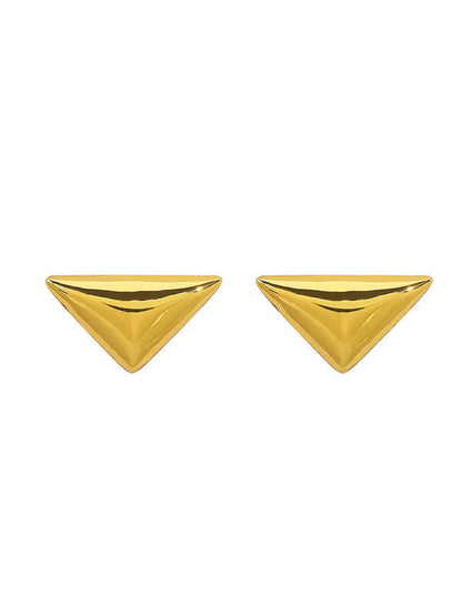 Geometric Solid Color Earrings Accessories