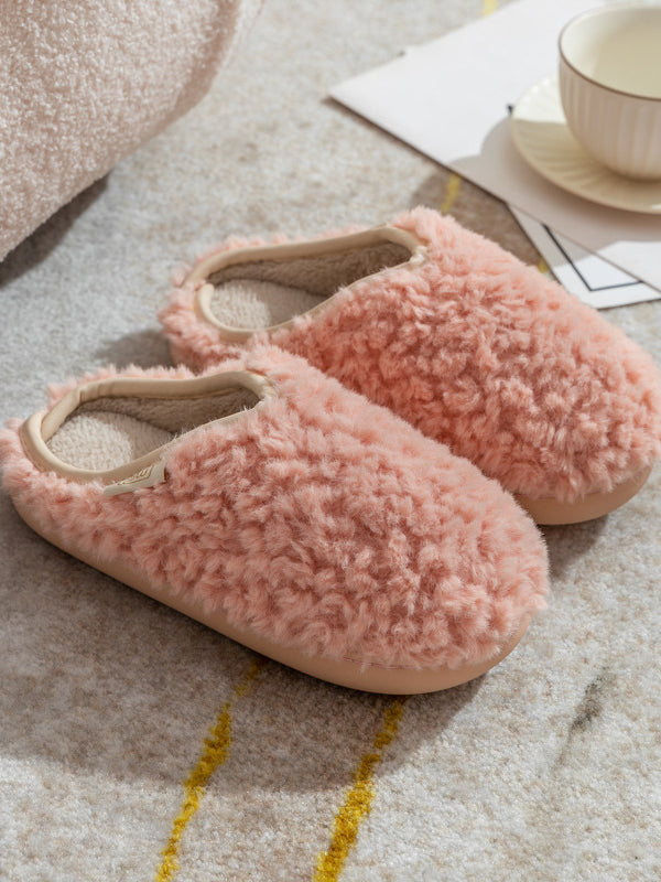 Home Wear Non-Slip Keep Warm Slippers-Homeunderwear