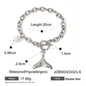 Free Shipping ForStainless Steel Starfish Shell Conch Bracelet For Women Fashion Beach Bracelets Birthday Jewelry Gifts