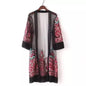 Mid-Length Korean Style Shawl Open Cardigan Outerwear