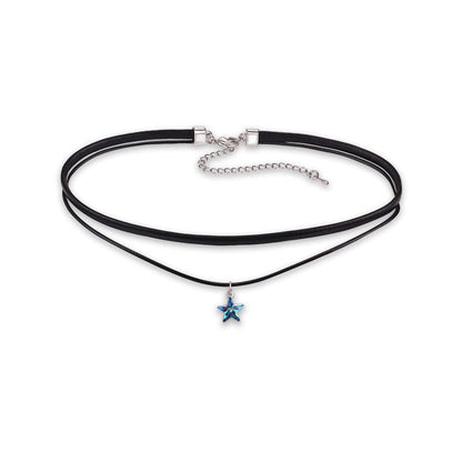 Austrian Crystal Pendant Choker