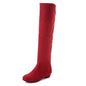 New Autumn And Winter High Knee Flat Boots