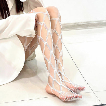 Sexy Generous Lattice Fishing Net Socks Hollow Net Socks