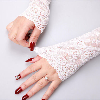 Original 7 Colors Lace Hollow Embroidered Sleevelet Accessories