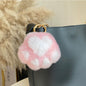 Real Rabbit Fur Pompom Ball Keychain Handbag Charms Cute Gift Idea Car Accessory