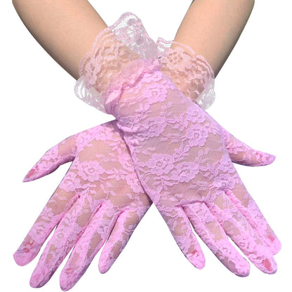 Lace Short Gloves