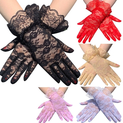 Lace Short Gloves