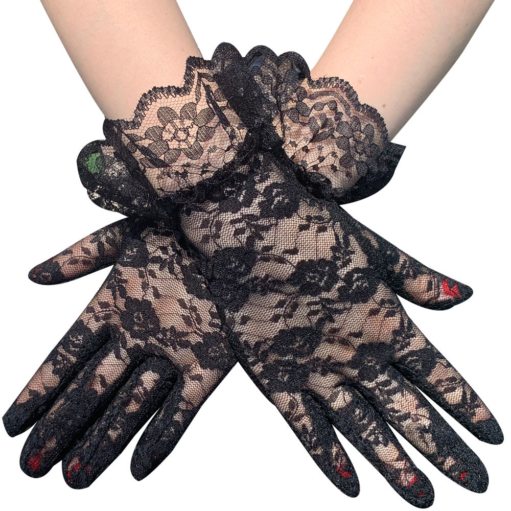 Lace Short Gloves