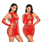 Lace See Through Cutout Bodycon Mini Dress