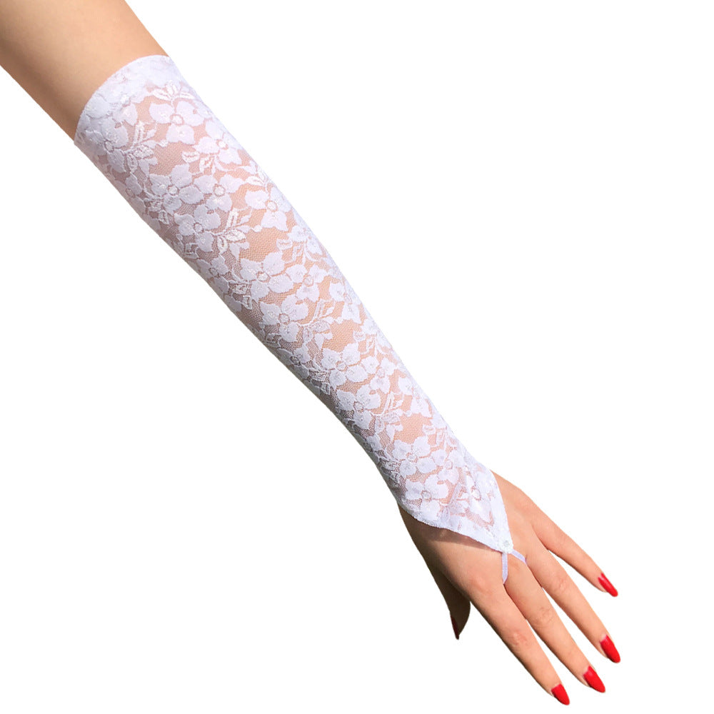 Bright Diamond Lace Gloves