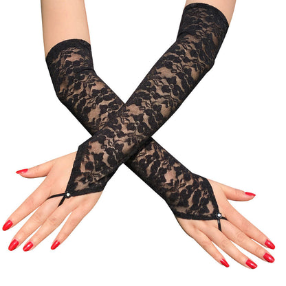 Bright Diamond Lace Gloves