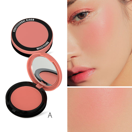 Premium Single-Color Matte Blush for Natural Glow-Homeunderwear