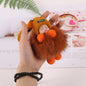 Cute Sleeping Baby Plush Car Keychain Charm