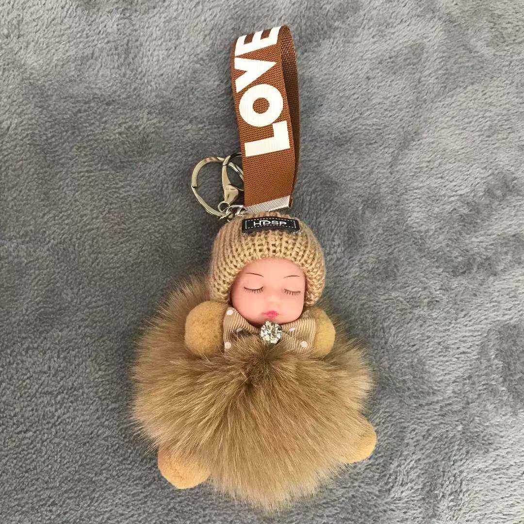 Foxy Fluffy Keychain - Cute Fox Fur Charm