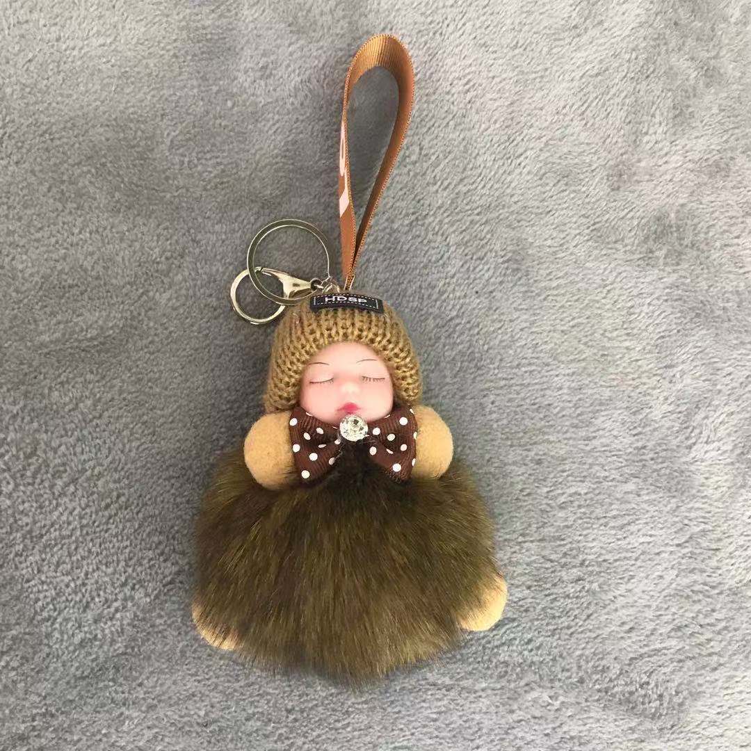 Foxy Fluffy Keychain - Cute Fox Fur Charm