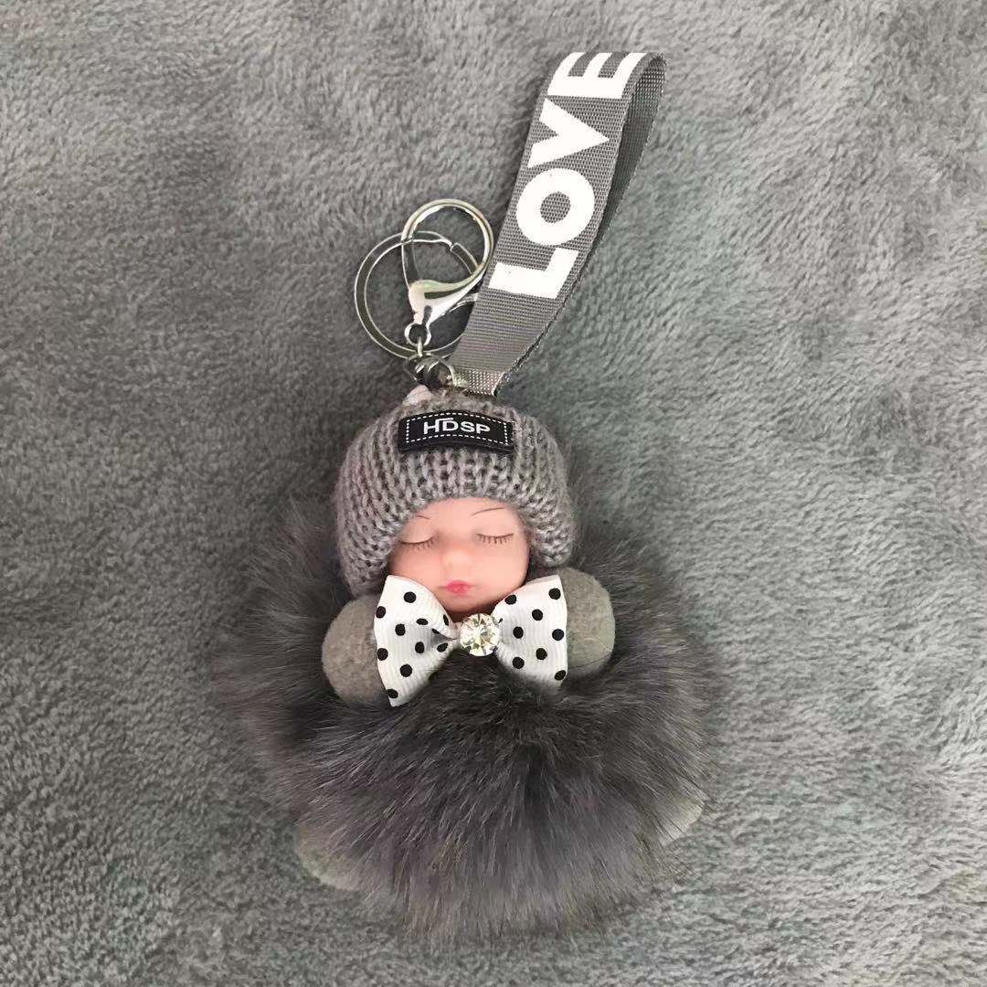 Foxy Fluffy Keychain - Cute Fox Fur Charm