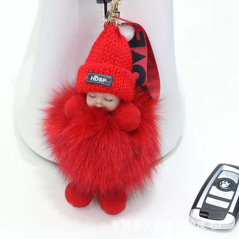 Foxy Fluffy Keychain - Cute Fox Fur Charm