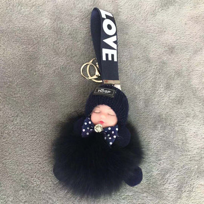 Foxy Fluffy Keychain - Cute Fox Fur Charm