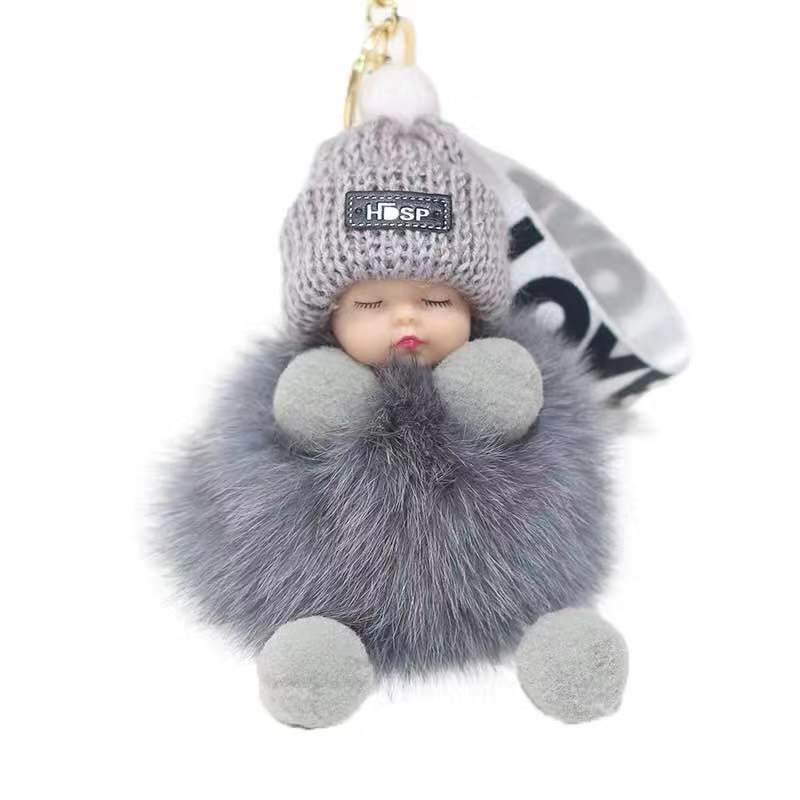 Foxy Fluffy Keychain - Cute Fox Fur Charm