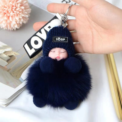 Foxy Fluffy Keychain - Cute Fox Fur Charm