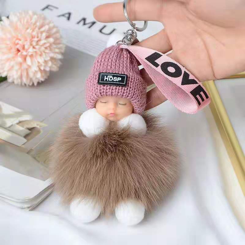 Foxy Fluffy Keychain - Cute Fox Fur Charm