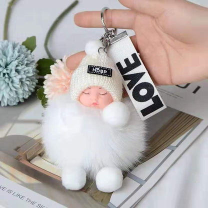 Foxy Fluffy Keychain - Cute Fox Fur Charm