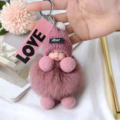 Foxy Fluffy Keychain - Cute Fox Fur Charm