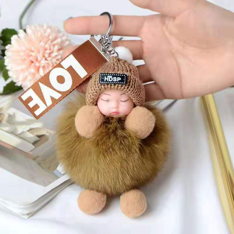 Foxy Fluffy Keychain - Cute Fox Fur Charm