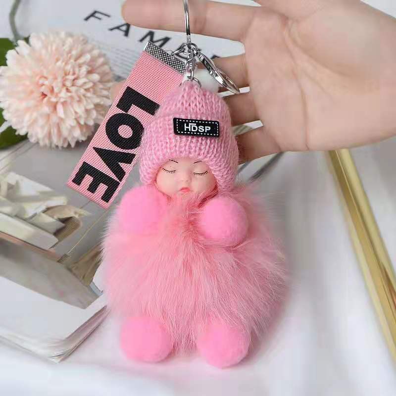 Foxy Fluffy Keychain - Cute Fox Fur Charm