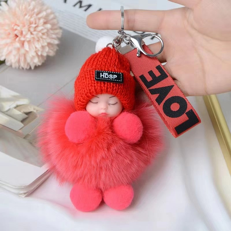 Foxy Fluffy Keychain - Cute Fox Fur Charm