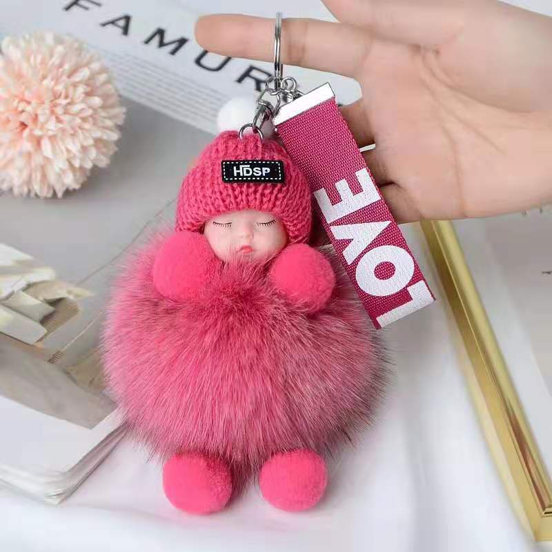 Foxy Fluffy Keychain - Cute Fox Fur Charm