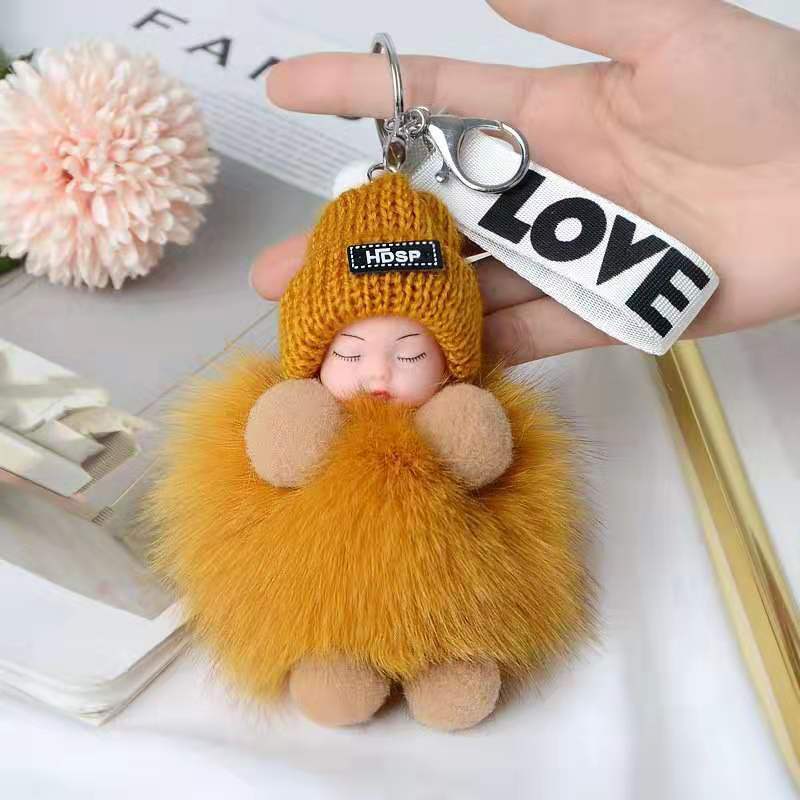 Foxy Fluffy Keychain - Cute Fox Fur Charm