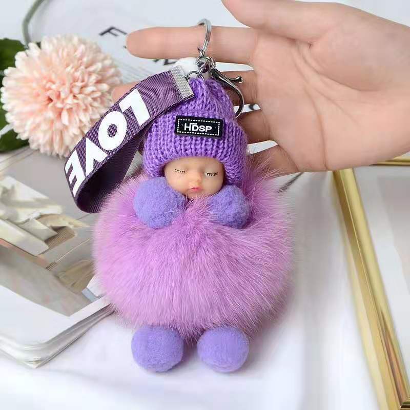 Foxy Fluffy Keychain - Cute Fox Fur Charm