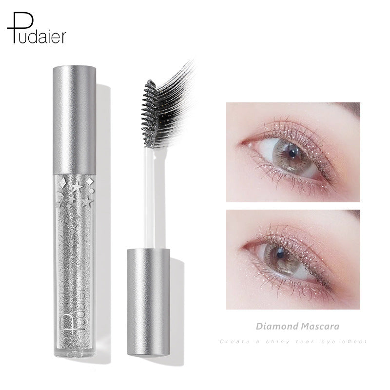 Sparkling Glitter Mascara - Shimmering Diamond Effect for Eyes