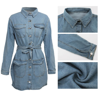 Fashion Denim Slim Dress