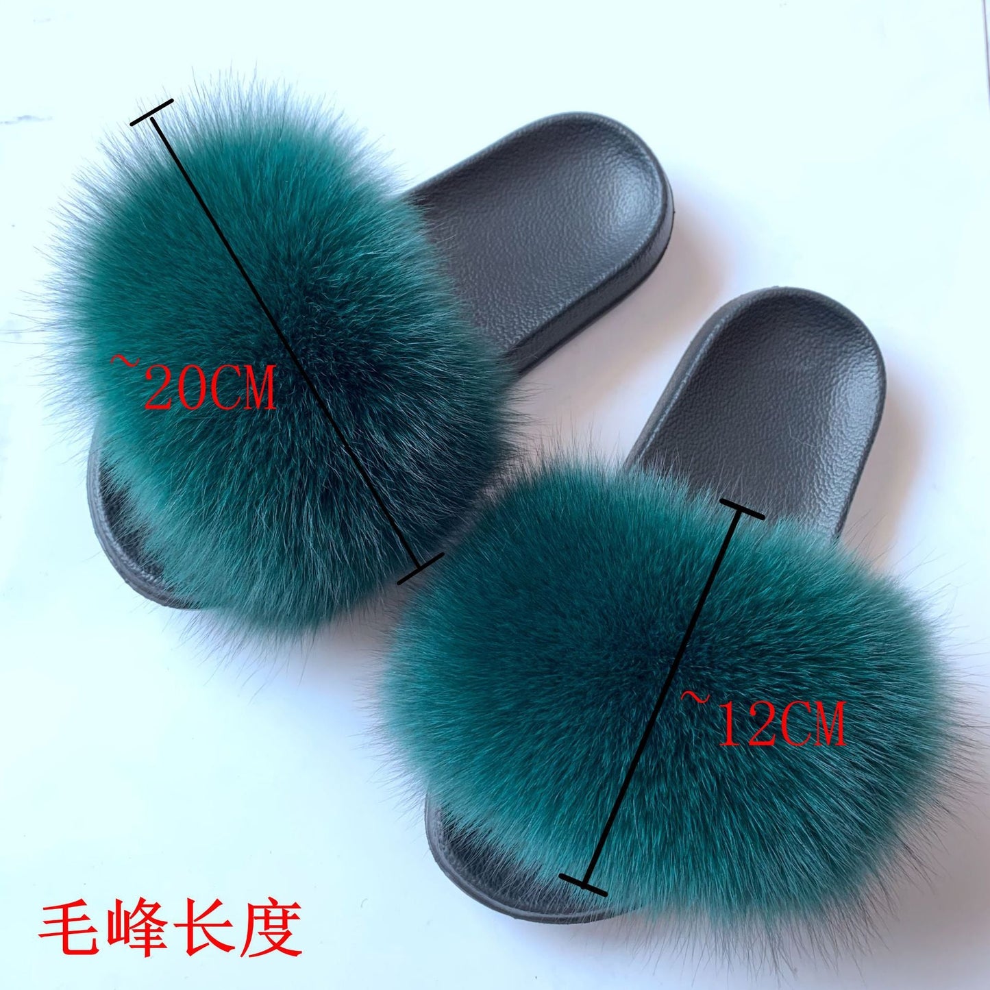 Luxury Faux Fur Slides - Women's Comfy Sandals